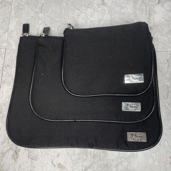 CHRISTIAN DIOR Black Accessories Bags Set of 3 - Picture 9 of 9